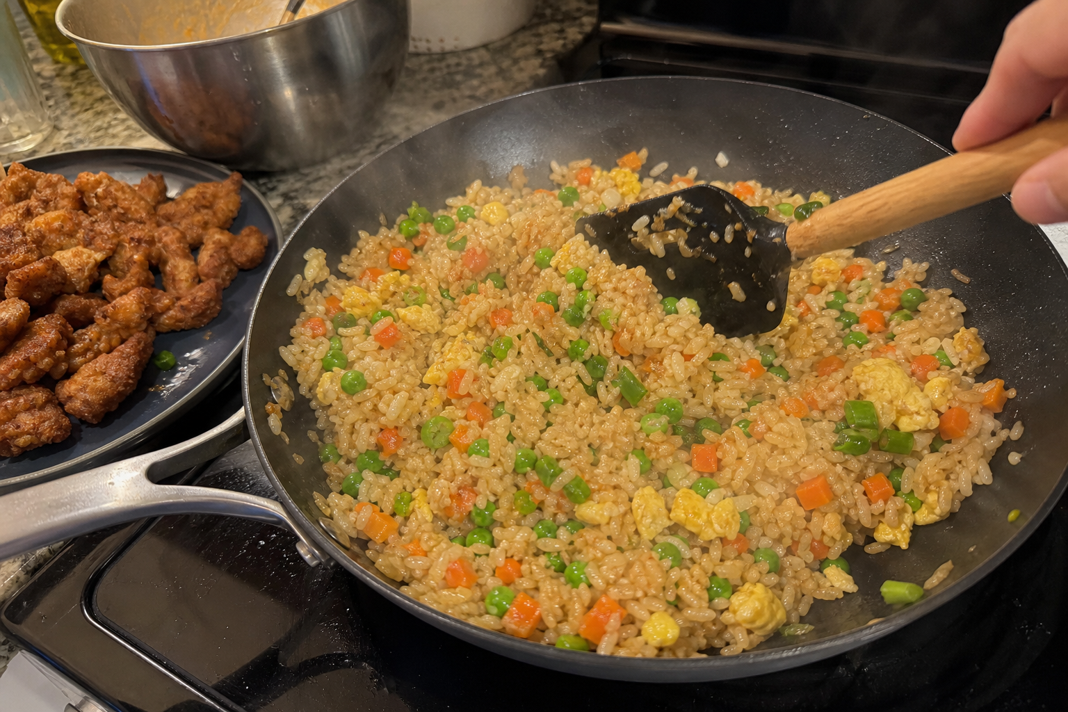 Cooking preparation steps